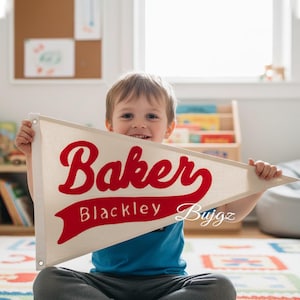 Wimpelkette mit Namen: Wimpelkette fürs Kinderzimmer Bild 5