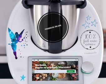 stickers Thermomix stickers Tinkerbell star thermomix robot sticker TM6 TM5 TM31 customizable stickers for thermomix