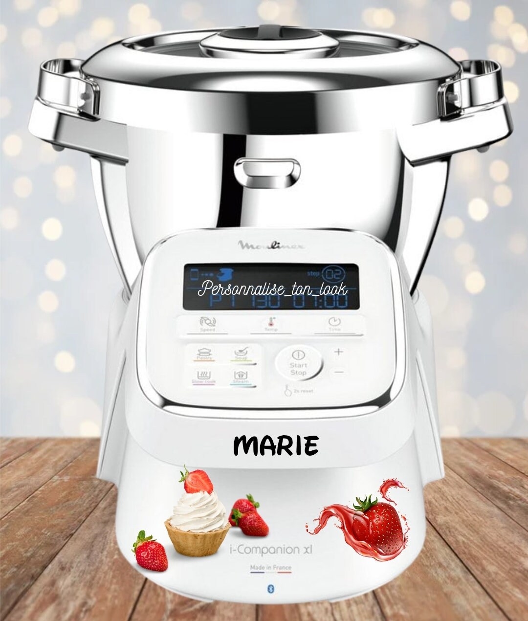 Stickers Stickers Robot Companion Strawberry Sticker Robot Kitchen ...