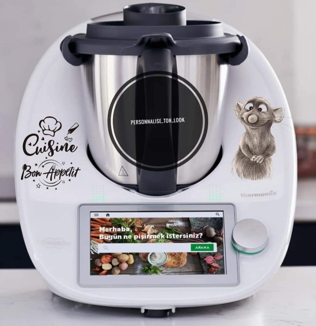 ratatouille stickers thermomix stickers ratatouille sticker Cookeo thermomix TM6 TM5 TM31 customizable stickers kitchen stickers