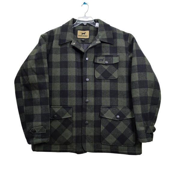Vintage Irish Setter Red Wing Ultra Dry Waterproof Cruiser Wool Jacket Plaid XL