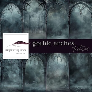 Tło z gotyckimi łukami, tło z mrocznym zamkiem, upiorna nakładka o północy, dziennik halloweenowych śmieci, album ze zdjęciami ze średniowiecznymi scenami, strony z mglistą nocą