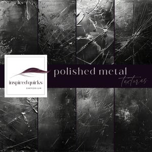 Scratched Polished Metal Textures, Industrial Backdrop, Digital Download, Metallic Plate Texture, Rustic Grunge Papers, Old Steel Background