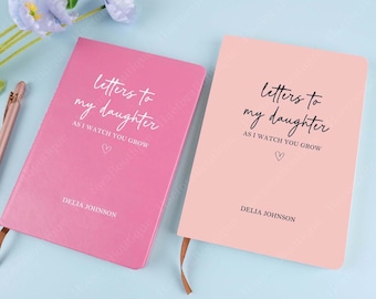 Briefe an meine Tochter Journal, personalisiertes Journal, Weihnachtsgeschenke für Mama zu sein, Briefe an mein Baby, Erinnerungs-Andenken, Babypartygeschenk
