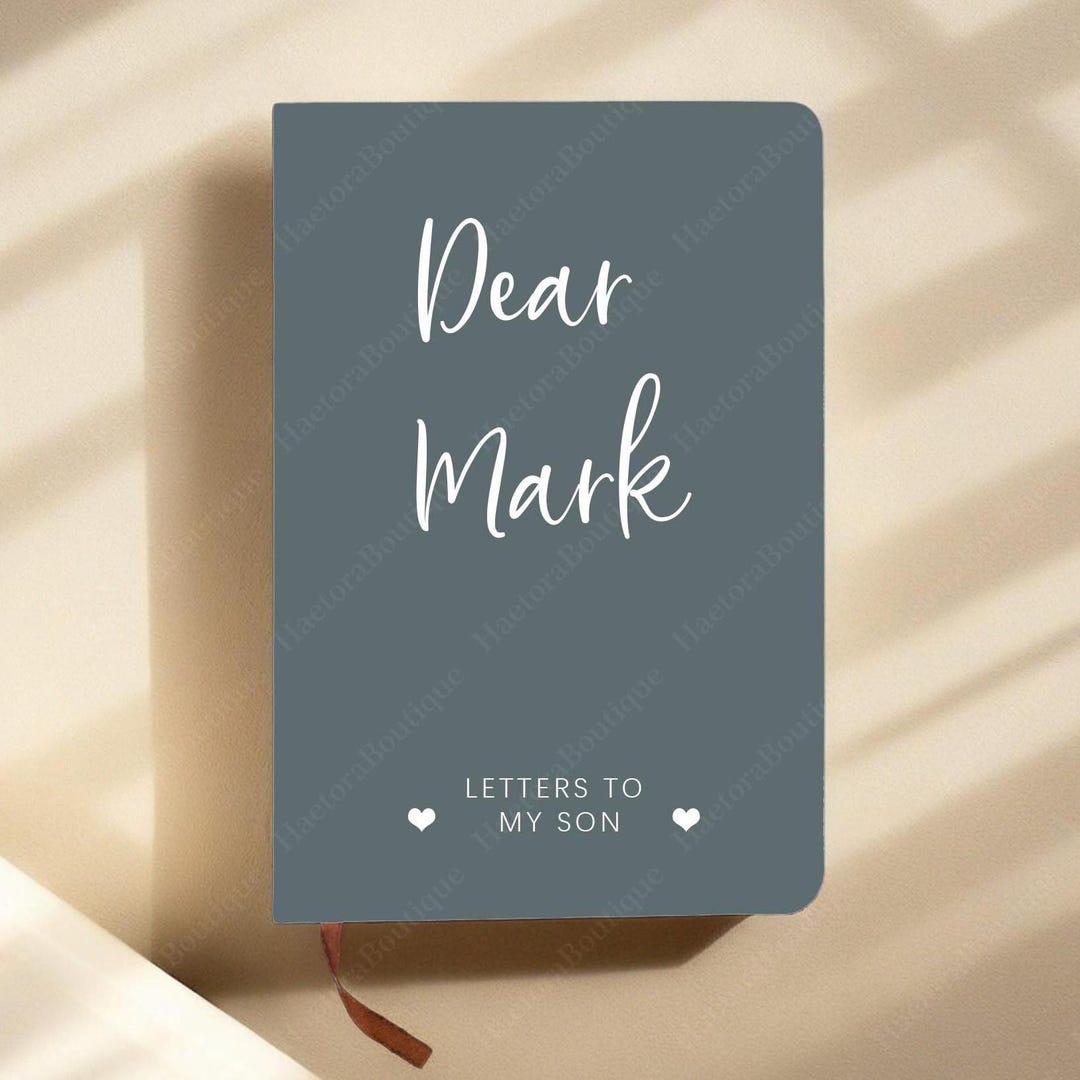 Letters to My Son Journal, Letters to My Baby, Personalized