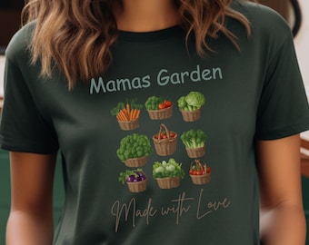 Gardening Shirt,  Farmer T Shirt, Mama Garden Shirt, Nature Lover Shirt, Grandmas Vegetables gift, Homestead shirt, Homegrown Veggies gift,