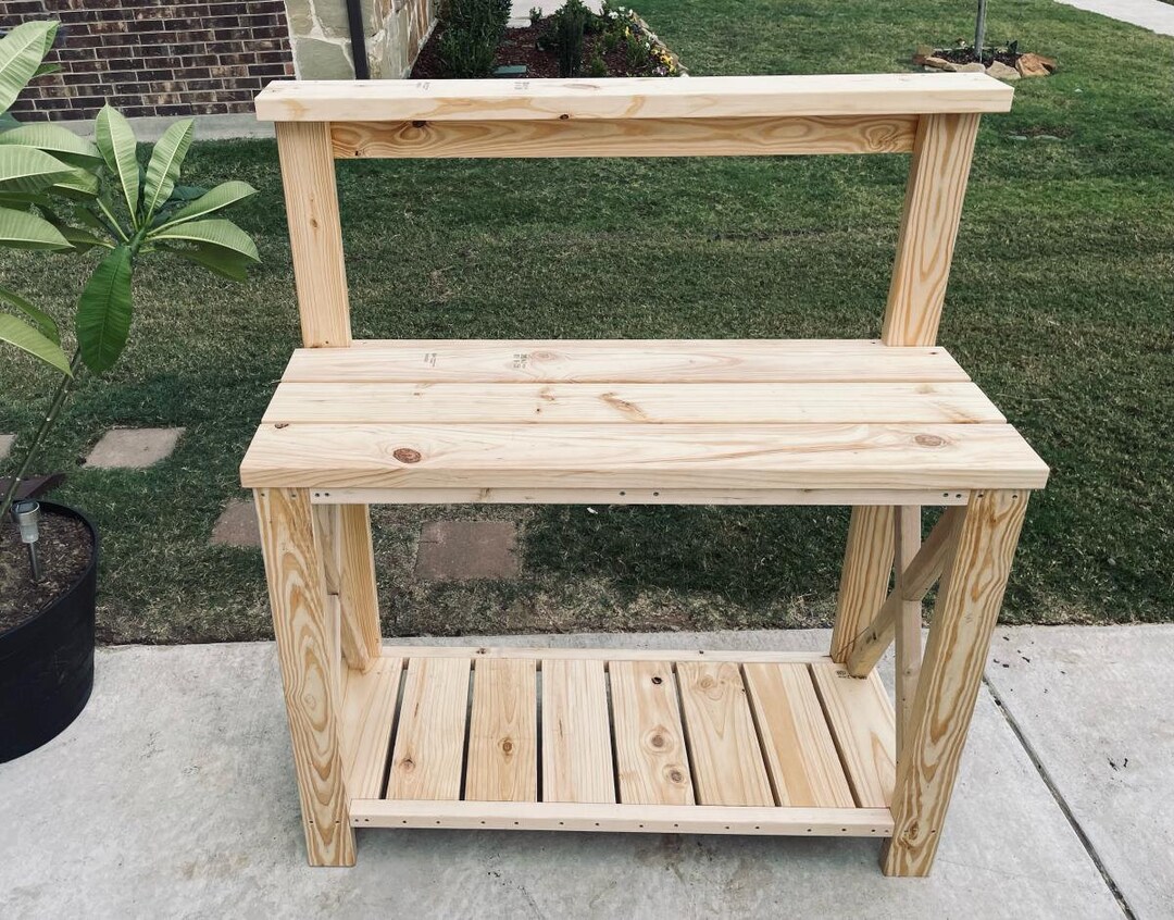 DIY Potting Bench Plans, Planting Table Plans,potting Bench Build Plan