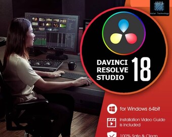 DaVinci Resolve Studio 18 DE POR VIDA para Windows