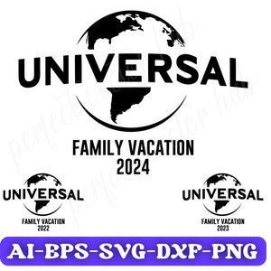 Svg universal, camiseta familiar de Universal Studios Svg, calcomanía universal Svg, vacaciones familiares 2023, vacaciones familiares 2024 Svg, Cricut, archivo de corte