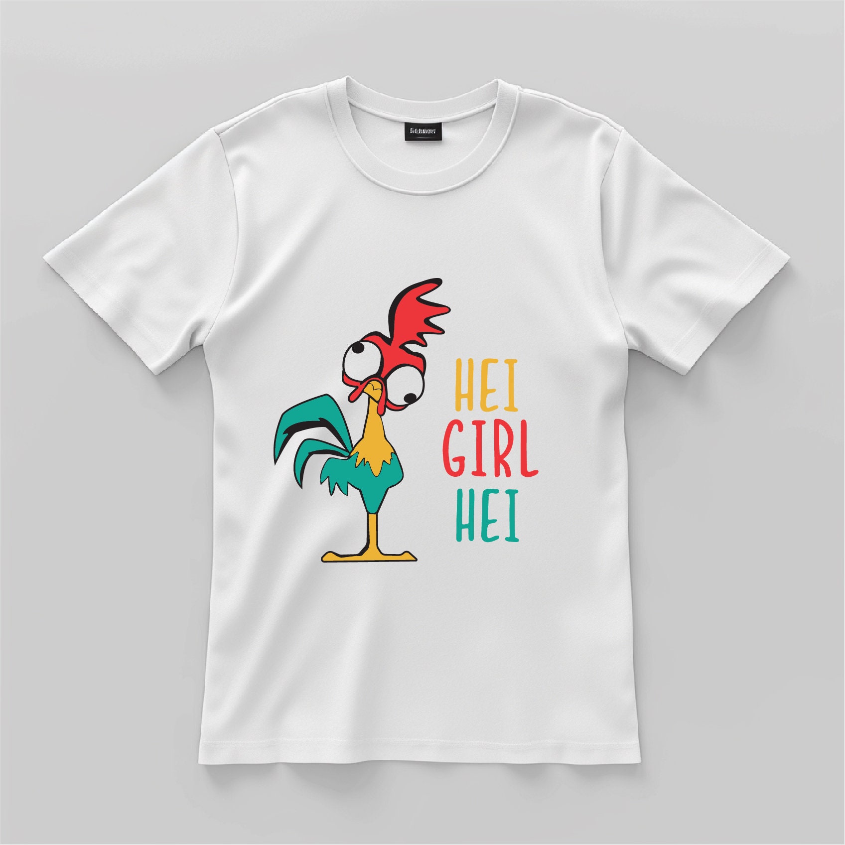 HEIHEI 女の子デザインTシャツ（黒） HEIHEI 女の子デザインTシャツ（黒）