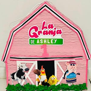 PIÑATA GRANJA para niñas / piñata granja de Zenón