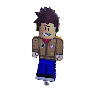 Piñata Personaje Roblox 26” | Fiesta temática gamer | Incluye palo