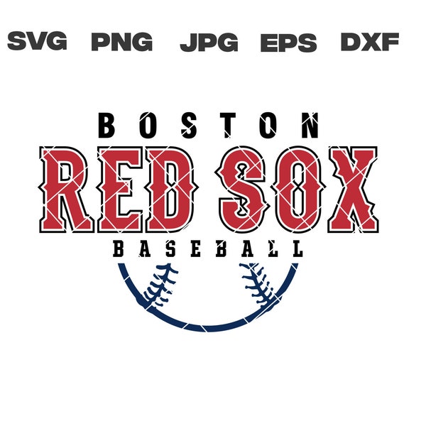 Red Sox svg, Baseball svg, Boston-Red Sox svg, png, jpg, eps, dxf files for Cricut, Instant Download, Silhouette