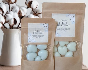 Fleur de Coton – Fondants Parfumés – Cire de colza – Parfum maison doux et cocooning – Végan