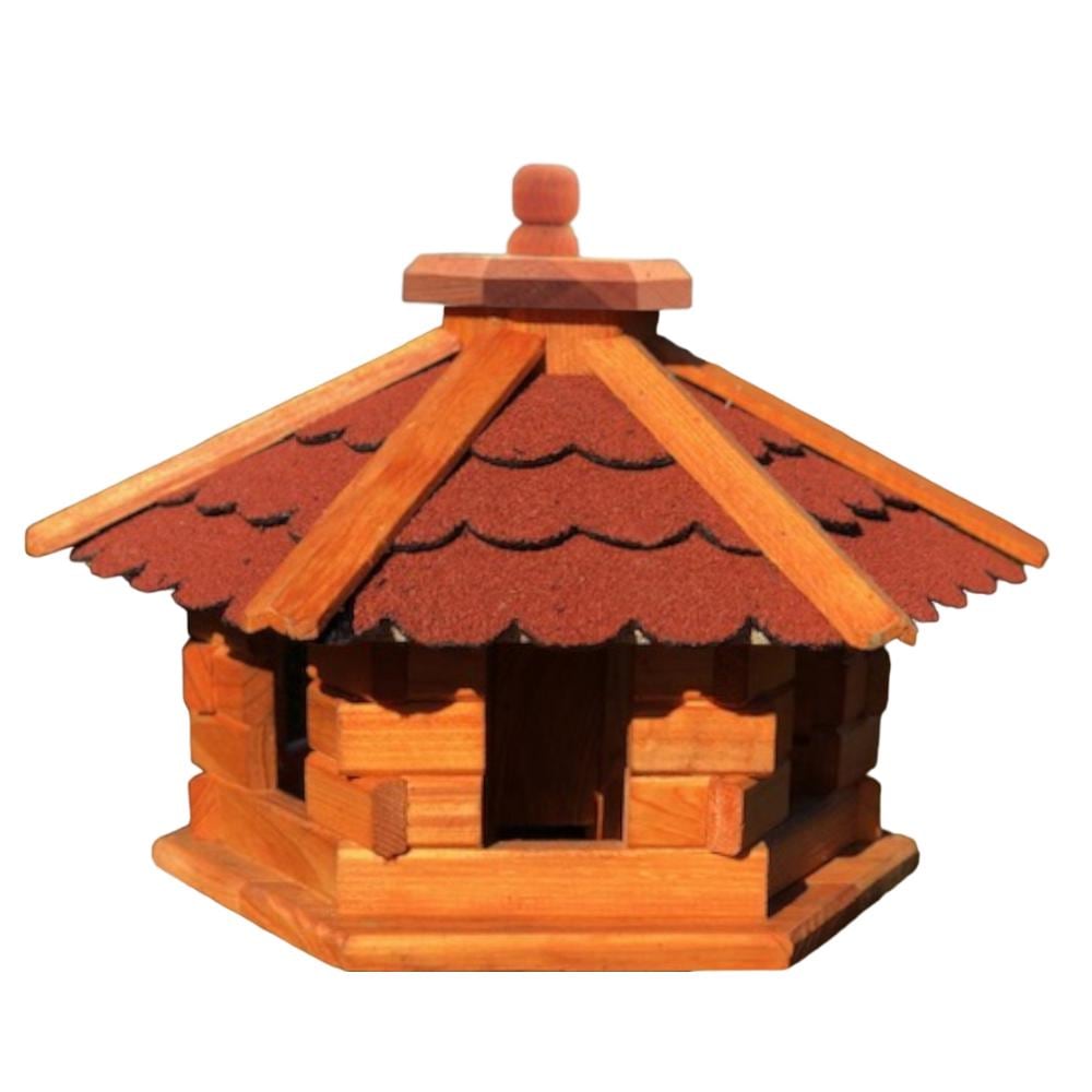 Mangeoire Hexagonale En Bois Fabriquée à La Main - Résistant Aux