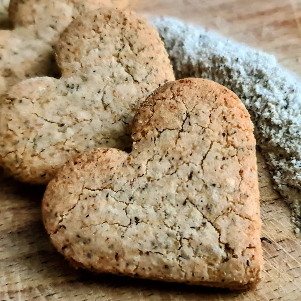 Biscotti Frollini con Grano Saraceno, Veg e Glutenfree, con ingredienti biologici,  Artigianali