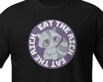 Joli t-shirt Eat the Rich - produits de gauche et anticapitalistes