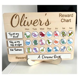Personalized Reward Chart for Kids, Children's Behavior Chart, Daily Routine Chart, Chore Chart for Toddlers, Kids Reward System