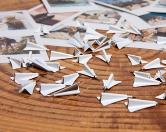 Airplanes for the Decowoodmap World Map, Plane Push Pins, Metal Airplanes, World Map Accessories, Pins for Polaroid, Travel Planes