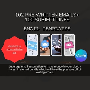 Email Marketing Template | Editable Email Templates | Mailchimp Template | Product Email Template | Email Marketing | Content Creator MRR