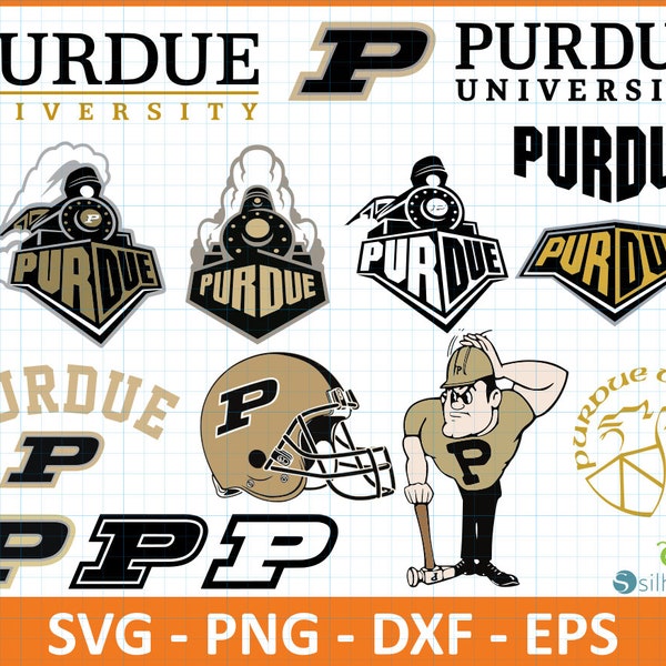 Purdue University Bundle Sign Logo,SvG,PnG,DxF,EpS,Digital item creators,Ready for Cricut Silhouette,tshirt,sweatshirt,cup,mugs,pillows,phon