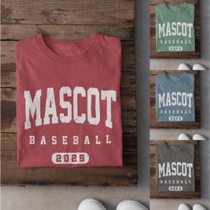 Custom Baseball Mascot Svg,Png,Dxf,Eps,Pdf, Personalized High School Team 2025 Print Sublimation File, Custom Baseball tshirt,sweatshirt