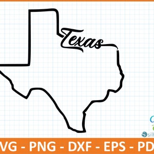État du Texas SvG, PnG, DxF, EpS, fichier PdF, prêt pour toile, Cricut, Silhouette, contour de la carte du Texas, typographie rétro, Svg patriotique, fichier de coupe, carte du Texas