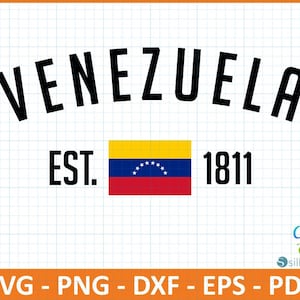 Venezuela Landesflagge SVG, Png, Dxf, Eps, Pdf Schneidedatei, Venezuela Clipart, Venezuela Dateien für Cricut, Venezuela Schneidedateien für Canva,Becher,Tassen