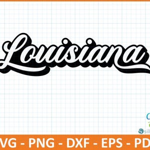 Louisiana retro text,Louisiana Shirt,SvG,PnG,DxF,EpS,Digital item creators,Ready for Cricut Silhouette,tshirt,sweatshirt,cup,mugs,pillows