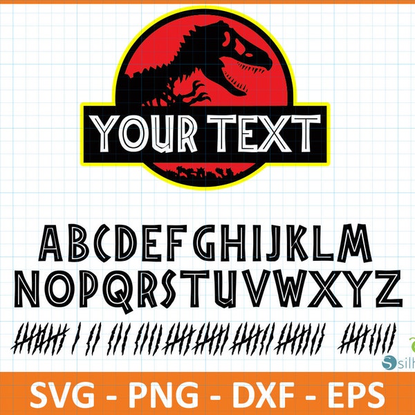 Custom Personalized Jurassic Park Sign Logo,SvG,PnG,DxF,EpS,Digital item creators,Ready for Cricut Silhouette,tshirt,sweatshirt,cup,mugs