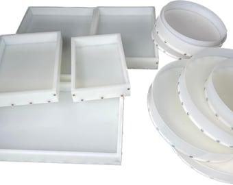 HDPE re-usable Molds Epoxy Molds Resin Molds - Simple