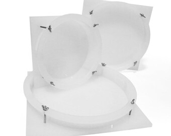 Moules circulaires réutilisables en HDPE (LOT de 300 mm + 600 mm + 800 mm)