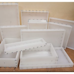 Rectangle HDPE re-usable Mold Epoxidharz Resin Molds No Silikonform - Butterfly