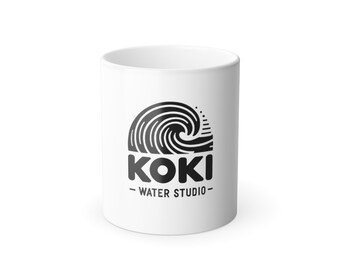 Koki Water Studio Mug - Indulge in Color-Changing Comfort with Every Sip