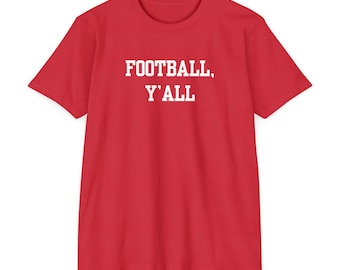 Football Y'all Unisex Jersey T-shirt- Football Fan, Sports Tee
