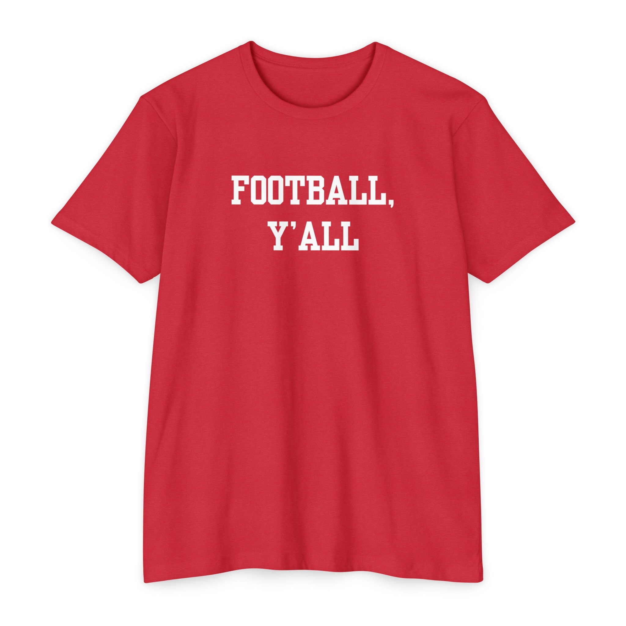 Football Y'all Unisex Jersey T-shirt- Football Fan, Sports Tee
