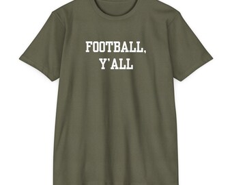 Football Y'all Unisex Jersey T-shirt- Football Fan, Sports Tee