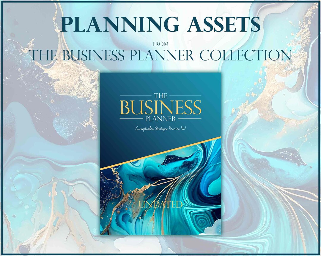 The Business Planner Planning Assets Etsy