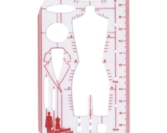 French Curve Template Ruler, Plastic, Sewing Pattern Design Tool, Dressmaking Accessory, DIY Tailoring Fashion Illustration, Drawing Stencil