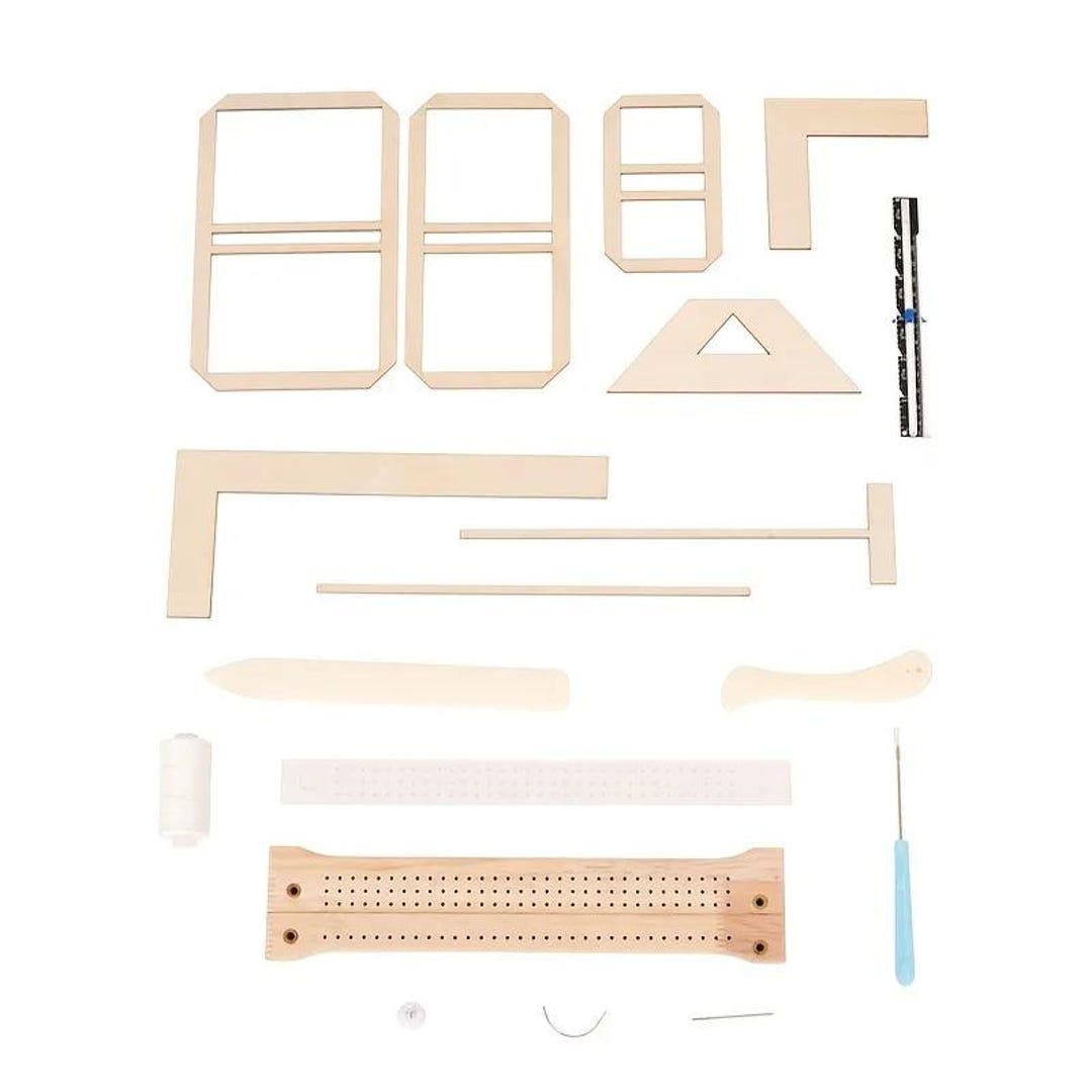 The First Origami Ruler Bookbinder Set, DIY Diary Album Cover Bound Journal Making Kit ...