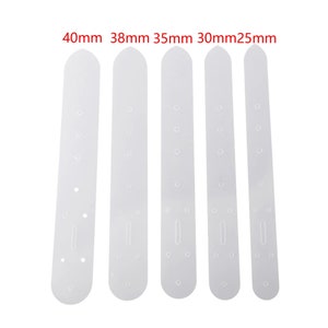 Leather Belt Buckle Head Template, 5pcs, Plastic, Various Sizes, End ...