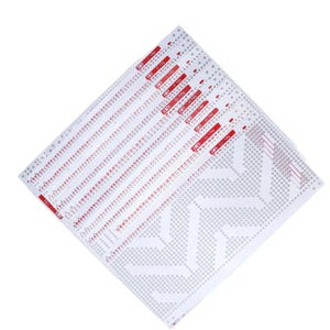 Schede perforate per macchine per maglieria, 10 pezzi, plastica, modello di disegno per maglieria, fai da te creativo, accessori per cucire per la casa, kit di strumenti per ricamo