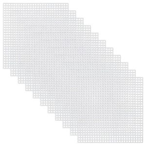 60 Stück Kunststoff-Mesh Leinwand, DIY Stickerei Panels, Acryl Garn Handwerk, Stricken Material, häkeln Handwerk Rückseite, DIY Projekt machen