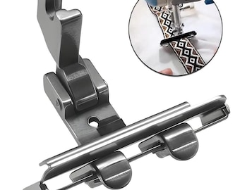 Nähmaschine Nähfuß, einstellbares Spitzenband für Industrieausrüstung, elastisches Gurtband-Nähwerkzeugset