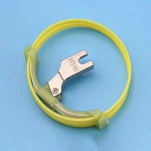 Sewing Machine Parts, 1/2Pcs, Nylon Double Ring Foot, Leather PVC Heavy Fabric Presser Feet, Industrial Needle Accessories, DIY Crafting Kit image 4