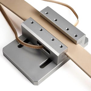 Leather Edge Trimmer Machine, Aluminum Alloy, Desktop Strap Beveler Tools, DIY Belt Making, Leathercraft Finishing Equipment, Crafts Trimmer