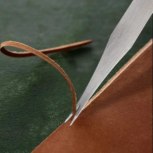 Leather Edge Beveler, Stainless Steel, Various Sizes, Skiving Knife, Leathercraft Cutting Tool, DIY Beveling, Trimming Finishing Accessories