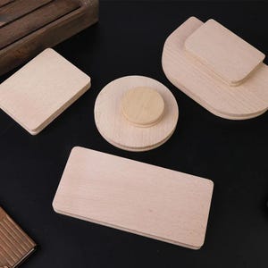 Molde para instalar cremalleras de bolsos y carteras de cuero, madera de haya, opciones de varios tamaños, varias formas, plantilla de instalación para artículos de cuero, herramienta de costura
