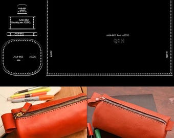 3Pcs Clear Acrylic Leather Templates | Card Bag Wallet DIY Pattern Mold For Leathercrafting