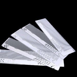 Diamond Painting Accessories, 408 Holes, Stainless Steel, Various Sizes, Blank Grid, Round Drill, DIY Drawing Ruler, Embroidery Craft Making